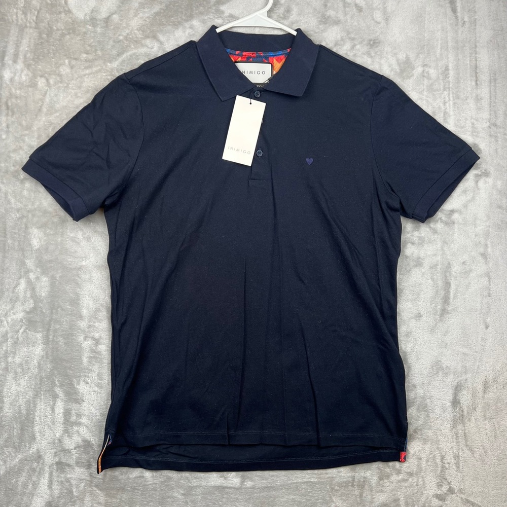 Inimigo Mens Polo Essential Midnight Blue 3XL Short Sleeve IPL3002-700